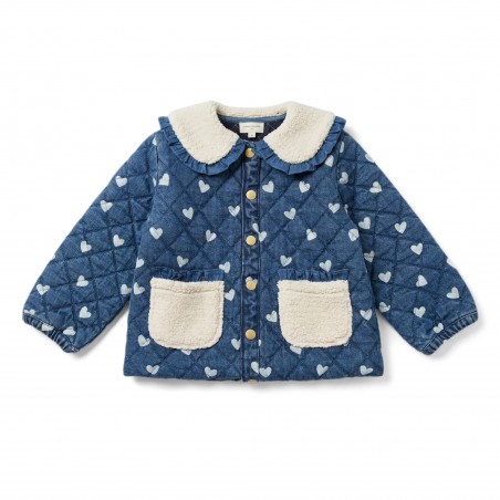 Jacket Carda Denim Heart