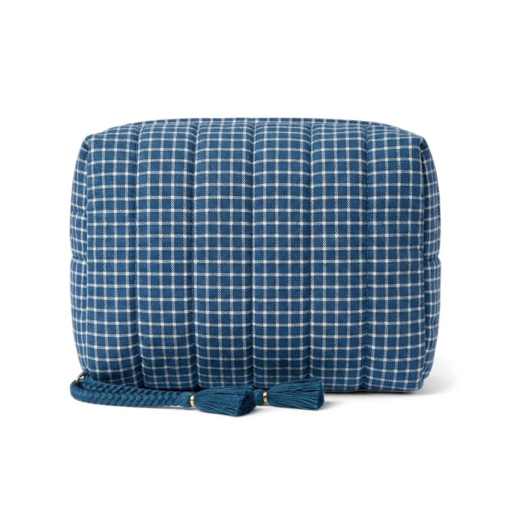 Pocket Bath Twill Check