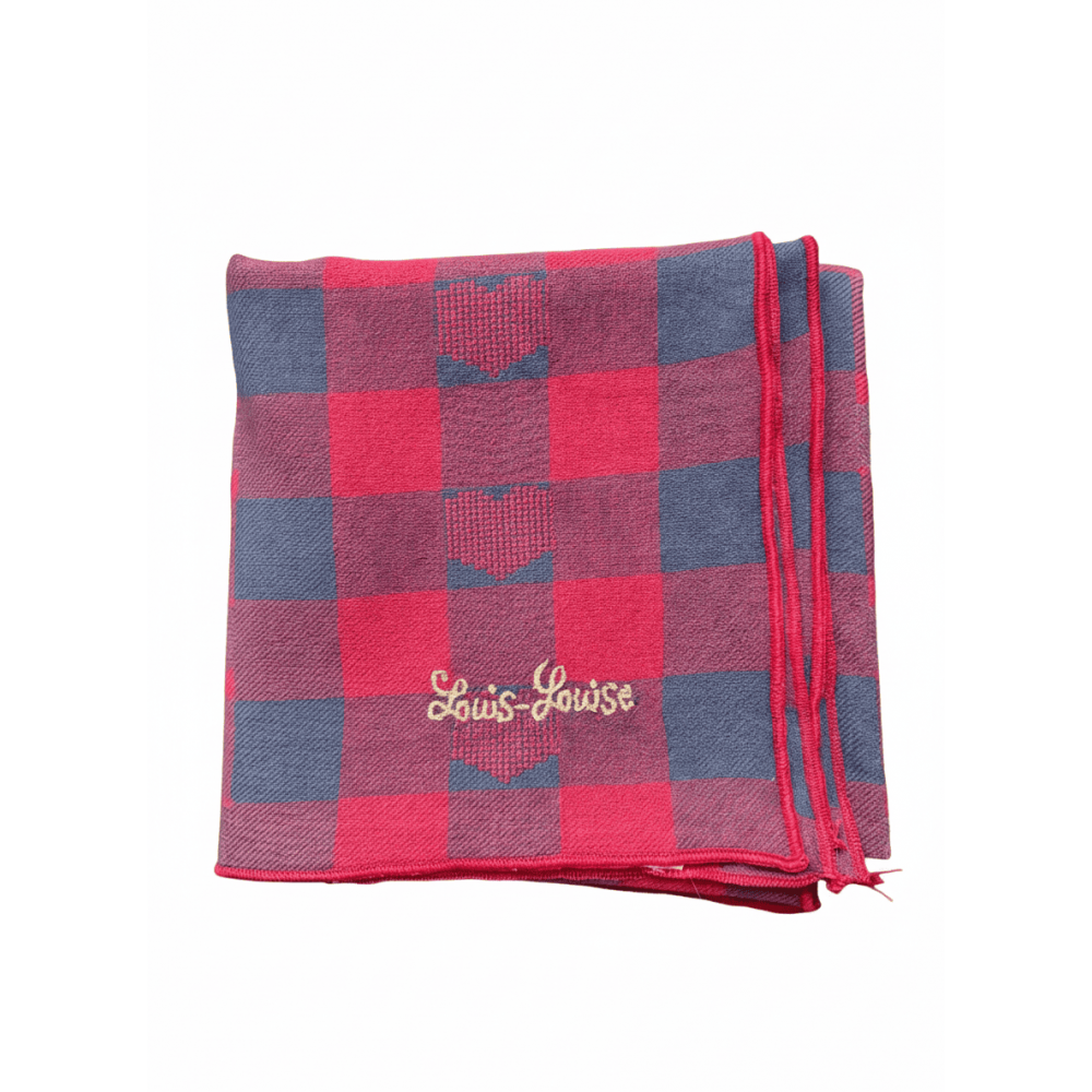 Scarf Sissi Twill Check Heart