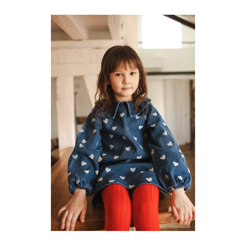 Dress Odile Denim Heart