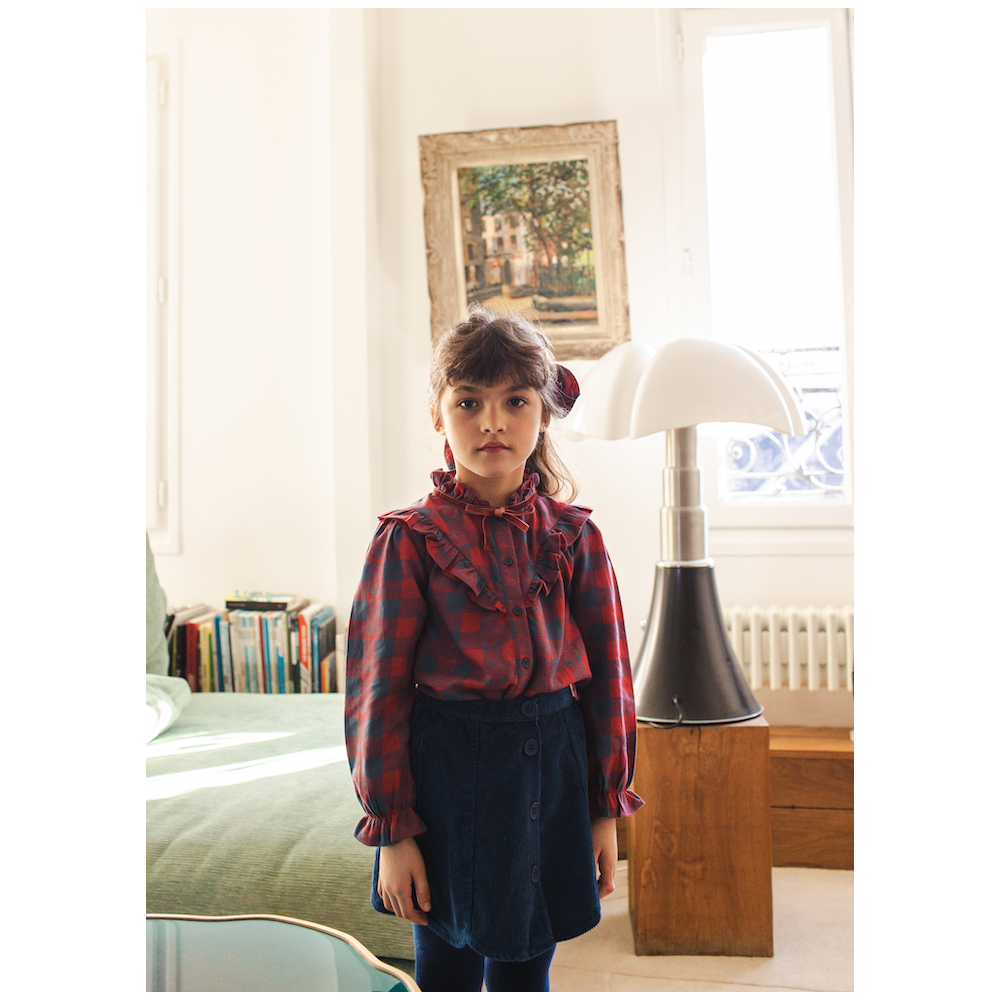 Tunic Imani Twill Check Heart