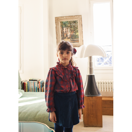 Tunic Imani Twill Check Heart