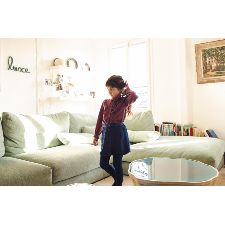 Tunic Imani Twill Check Heart