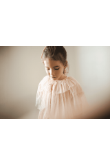 Dress Fairy & glitter Tulle Cape Cotton Stripe Lurex