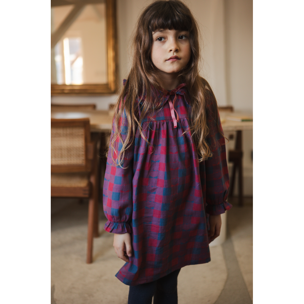 Dress Benjamine Twill Check Heart