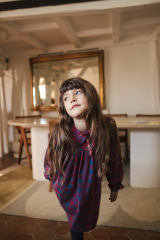 Dress Benjamine Twill Check Heart