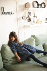 Dress Mahana Light Denim Leopard