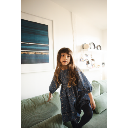 Dress Mahana Light Denim Leopard