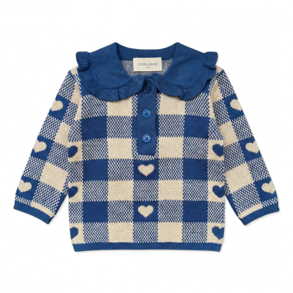 Pull Pauline Knitted Jacquard Heart