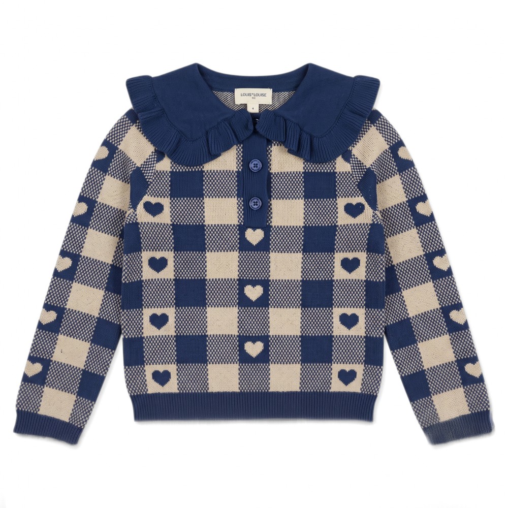 Pull Pauline Knitted Jacquard Heart
