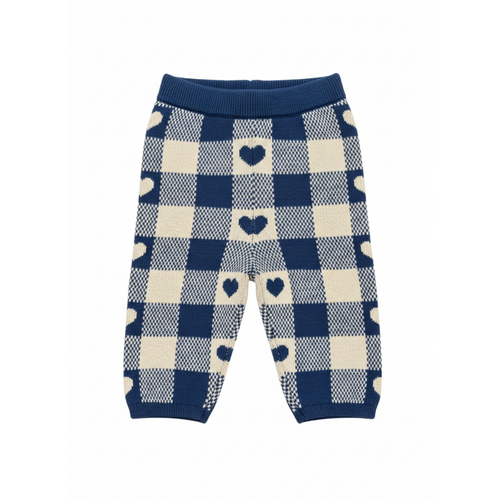 Leggings Sourire Knitted Jacquard Heart