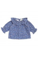 Tunic Lilie Light Denim Leopard