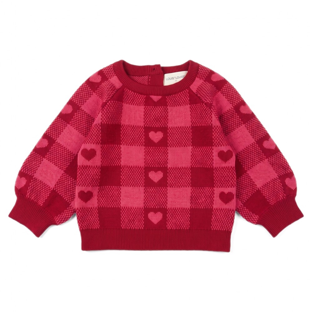 Pull Elia Knitted Jacquard Heart