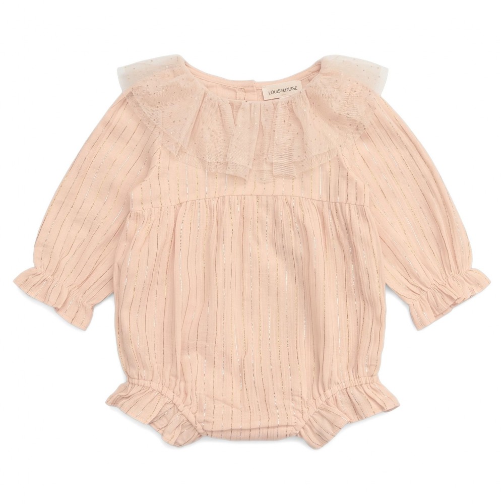 Overall Fairytale Cotton Stripe Lurex