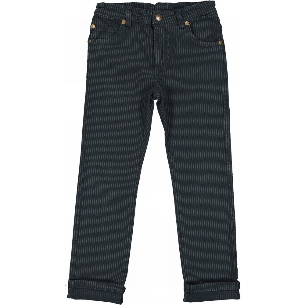 TROUSERS DEAN STRIPE DENIM