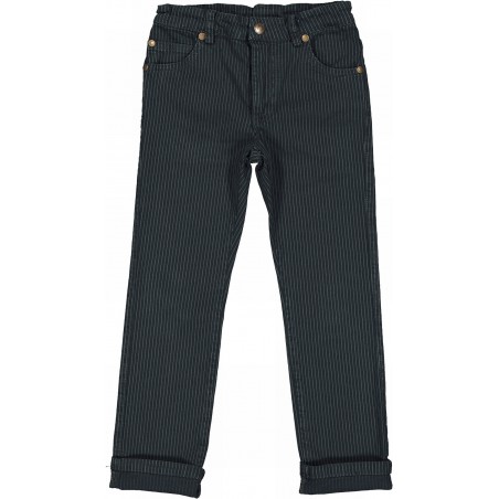 TROUSERS DEAN STRIPE DENIM