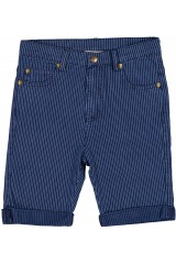 BERMUDA DEAN DENIM RAYÉ